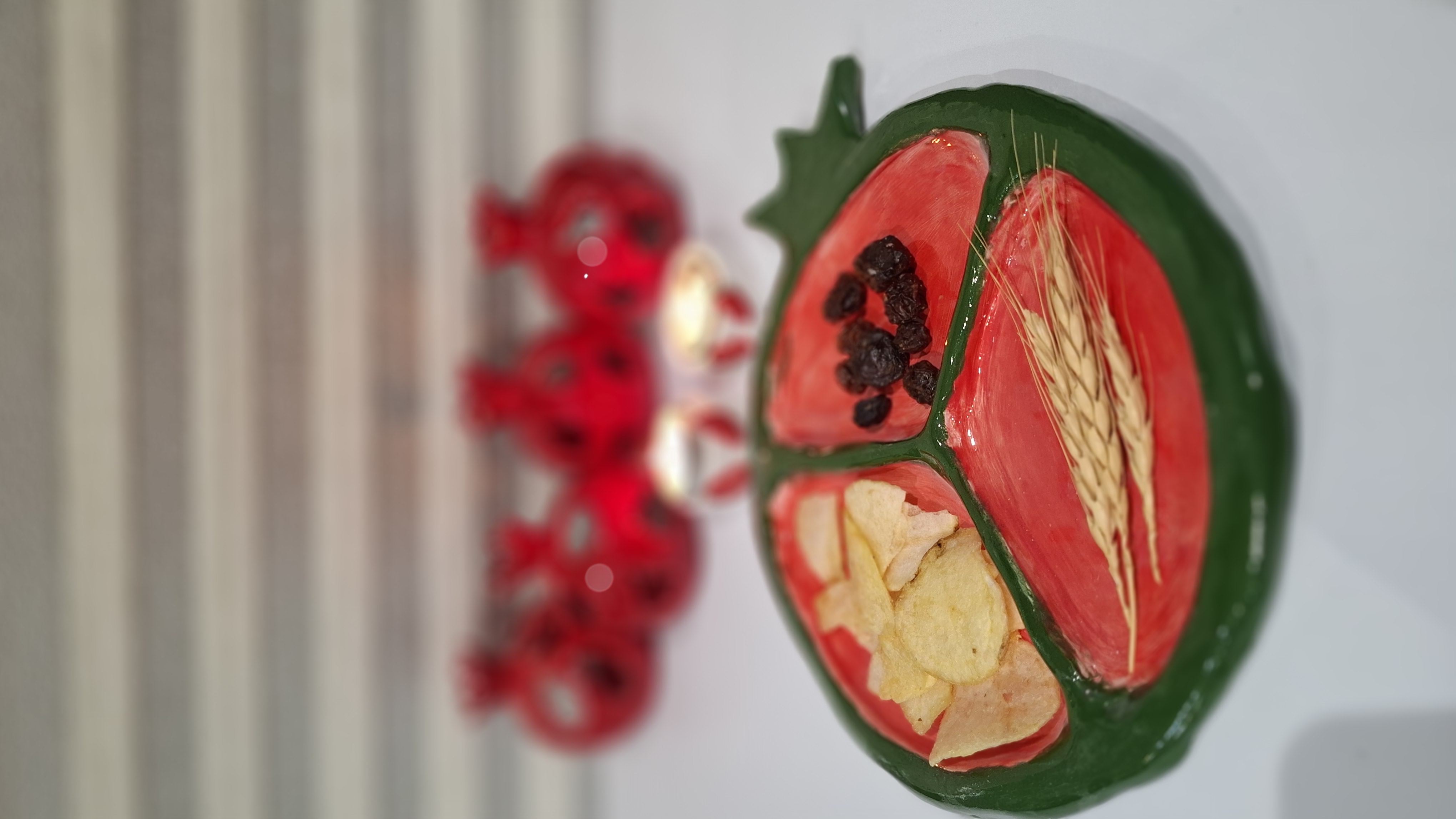 ظرف سرو سرامیکی طرح انار