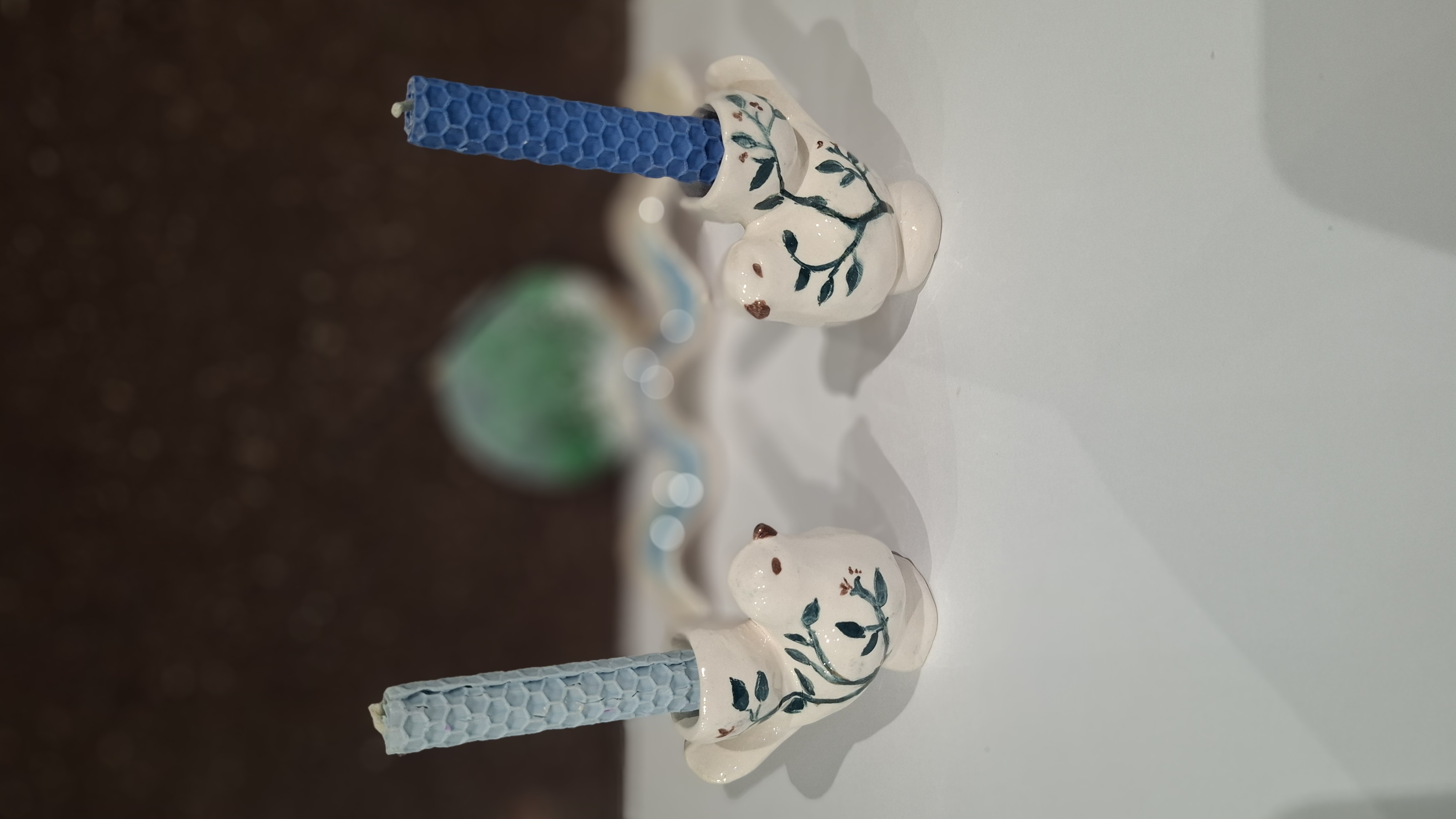 جاشمعی سرامیکی طرح پرنده